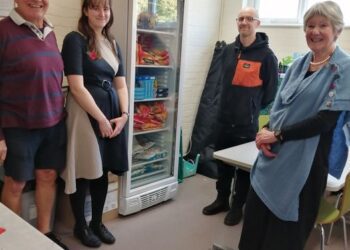 Spreading Christmas cheer at the White Horse Health Centre