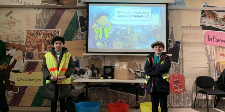 A trip to parliament for Year 6 children