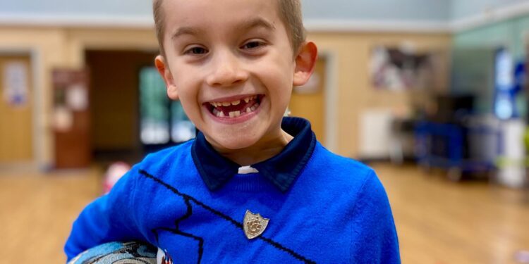Blue Peter badge for young rugby leader