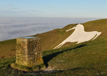 Photographer captures stunning photos of Westbury in the fog