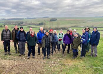Westbury Walkers take to Codford