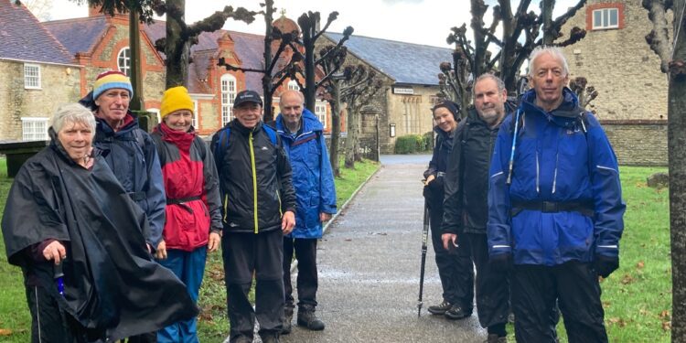 Winter weather didn’t deter the Westbury Walkers