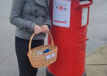 Post box gets Valentine’s Day makeover