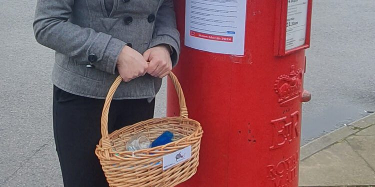 Post box gets Valentine’s Day makeover