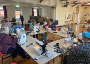 Dilton Marsh community comes together to create over 200 pads for period poverty charity
