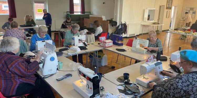 Dilton Marsh community comes together to create over 200 pads for period poverty charity