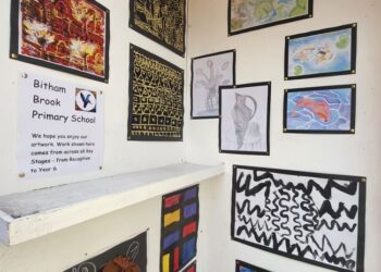 New art from pupils in the Phone Box Gallery