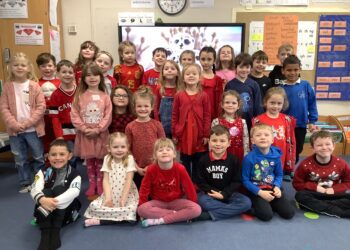Westbury Infant School raise money for Red Nose Day