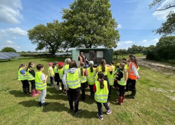 School’s Eco Club visits local solar farm