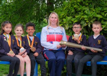 Paralympian’s visit inspires schoolchildren