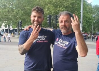 Local heroes run 100 miles to raise thousands for local hospice