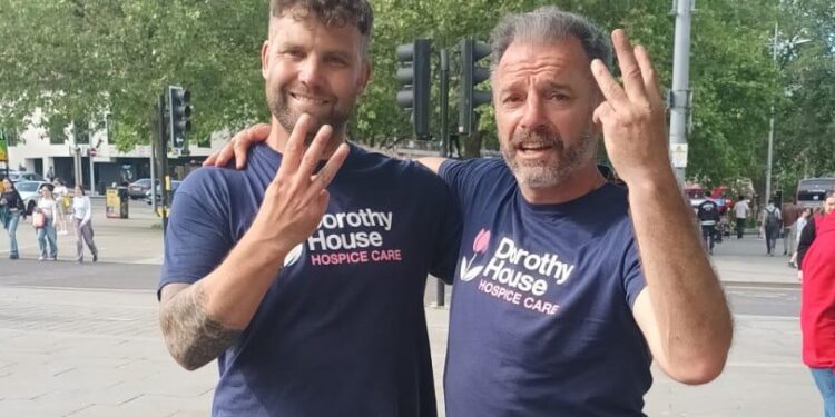 Local heroes run 100 miles to raise thousands for local hospice