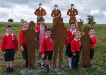 Striking new art display warns public of military land dangers