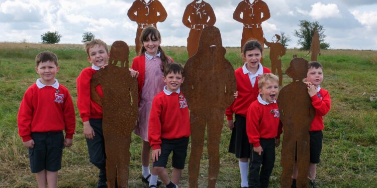 Striking new art display warns public of military land dangers