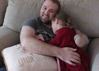 Jason is finally home with his family