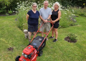 Lawnmower donation to help pollen corridor