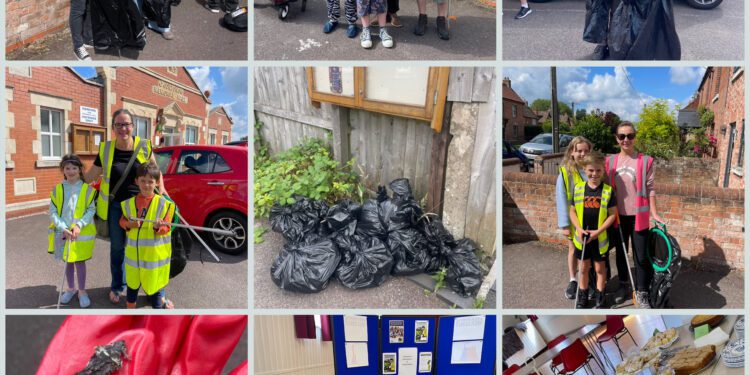 Villagers unite in Dilton Marsh summer litter pick