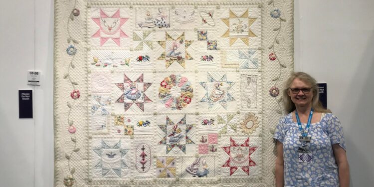 Westbury quilt artist triumphs at Europe’s largest quilt show