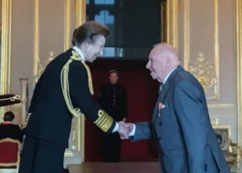 Westbury Lions member David Firth receives MBE at Windsor Castle