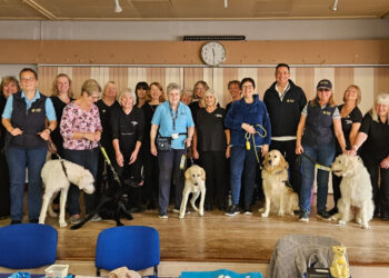 Successful coffee morning for guide dog charity