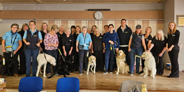 Successful coffee morning for guide dog charity