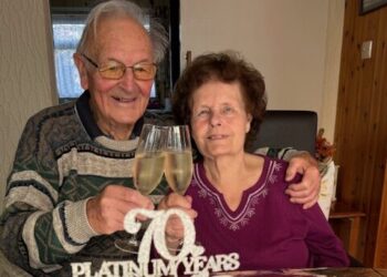 Westbury couple celebrate platinum wedding anniversary