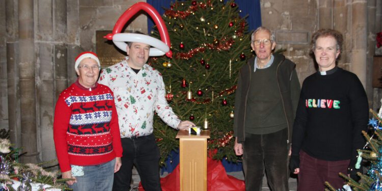 Westbury celebrates the festive season with All Saints’ Christmas Tree Festival