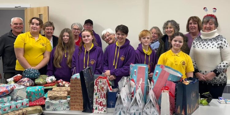 Westbury Leos support young people with gift donations
