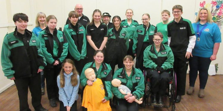 Westbury Lions support St John Ambulance Cadets with vital training equipment