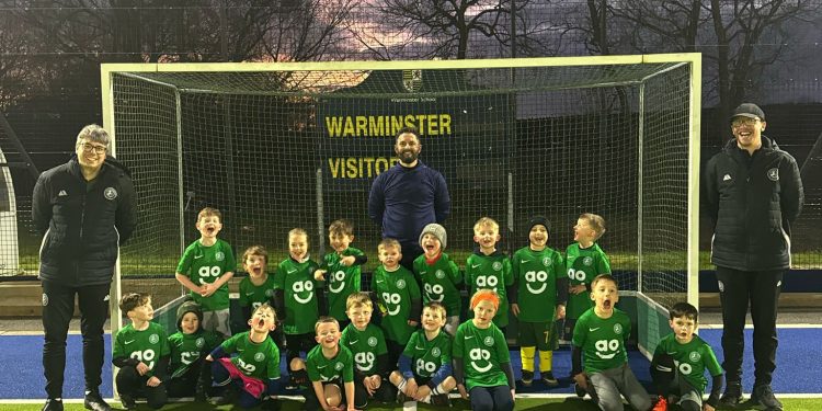 New kit a hit for young footballers