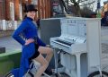 Piano Bike Girl set to perform in Westbury next week