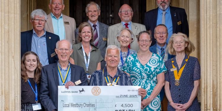 Rotary Club donates £4,300 to local charities