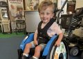 Joy as young Robin receives life-changing wheelchair thanks to community support