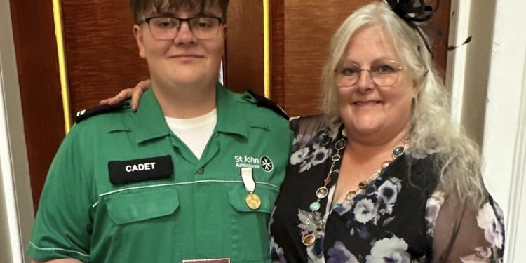 Westbury teen awarded historic Order of Mercy medal