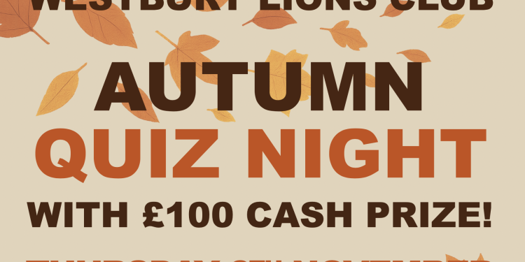 Charity quiz night with the Westbury Lions