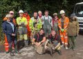 Westbury firefighters rescue dog trapped in pipe