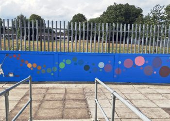 Pupils brighten up Westbury Community Project with mural