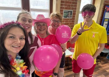 Young boy’s swim inspires breast cancer fundraiser at Westbury’s pool