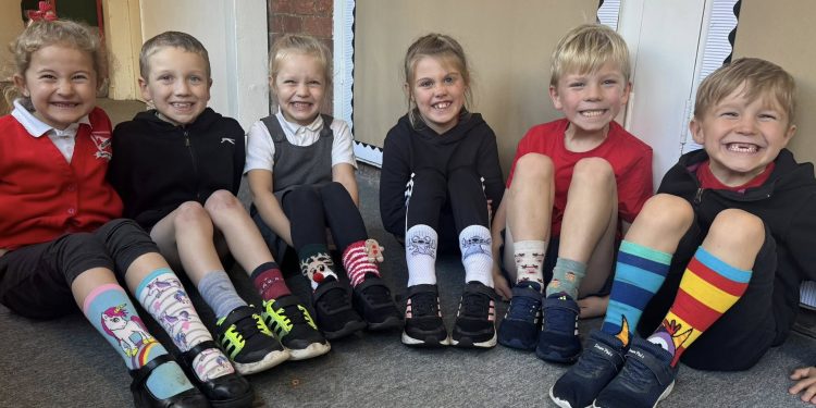 School celebrates individuality with Odd Socks Day