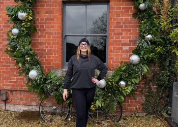 Local woman creates art displays for community to enjoy