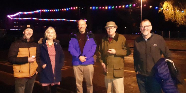 Village comes together for Christmas light switch-on