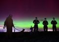 Photographer captures northern lights at Westbury landmark