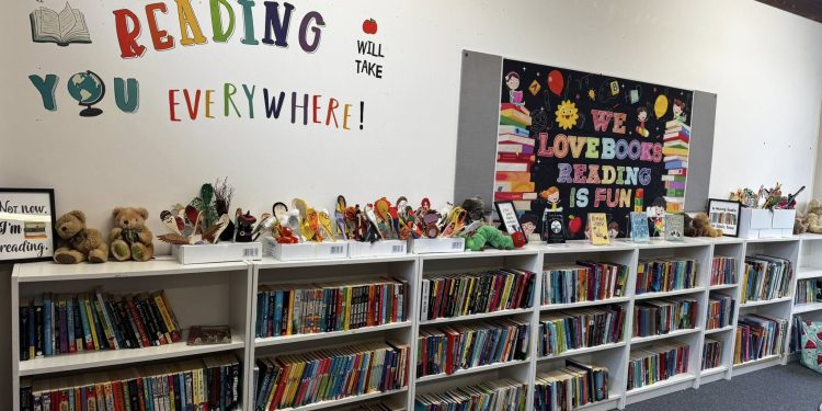 Local primary school upgrades library