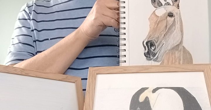 Westbury man creates art to generate hope during treatment