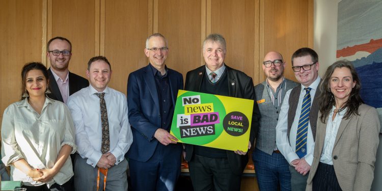 White Horse News joins MPs in Parliament to discuss future of local news