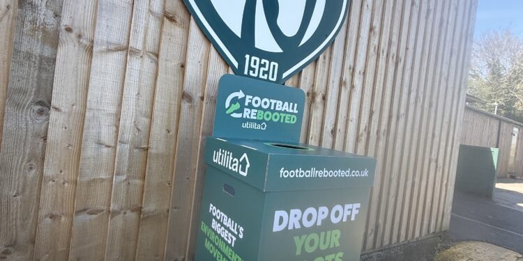 Boot recycling scheme to support next generation of footballers