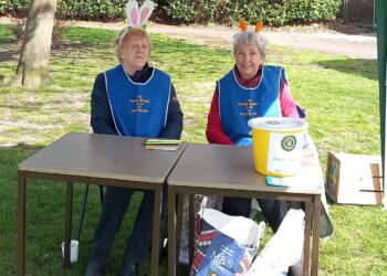 Local children enjoy community Easter egg hunts