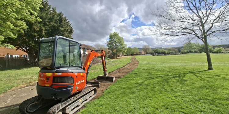 New path to improve accessibility at local park