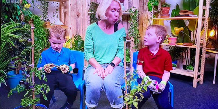 Westbury boys star in new CBeebies gardening show