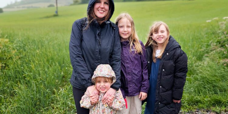Family take on 100-mile walking challenge for mental health charity